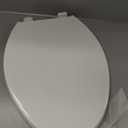 KOHLER K-27331-0 Glissade ReadyLatch Quiet Close Elongated Toilet Seat, White, Grip-Tight Hardware, Quiet Close Lid Prevents Slamming