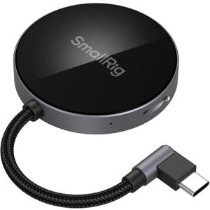 SMALLRIG SD/TF Dual-Slot Card Reader, USB 4.0 312MB/s High-Speed Transfer, Magnetic Adsorption Phone & 90 Angled Connector for iPhone 16/for Samsung/for Huawei, SDXC/TF Card Adapter - 4870
