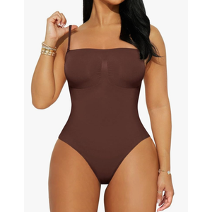 REORIA Shapewear Bodysuits for Women Tummy Control Seamless Body Shaper Sculpting Snatched Waist Butt Lifting Thigh Slimmer, Size XXL