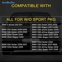 Fog Lights Lamps for BMW 3 Series (323i 325i 325xi 328i xdrive 330xi 335d 335i 328xi 335xi 330i Sedan E90 / Wagon E91), (w/o Sport Package) 2006 2007 2008 2009, 1 Pair (Smoke)