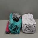 Inflatable Toddler Travel Bed, Portable Toddler Bed | Kids Air Mattress with Sides | Reversible 2 Colors Kids Blow Up Mattress -Mint Green & Pink