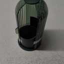 GAXmi Makeup Brush Holder with Lid Cosmetic Tools Organizer 360 Rotating Waterproof Dustproof Beauty Brushes Storage for Vanity, All Green