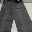 Sidefeel Women's Wide Leg Jeans High Waisted Stretchy Raw Hem Zimbaplatinum Denim Pants, Size M