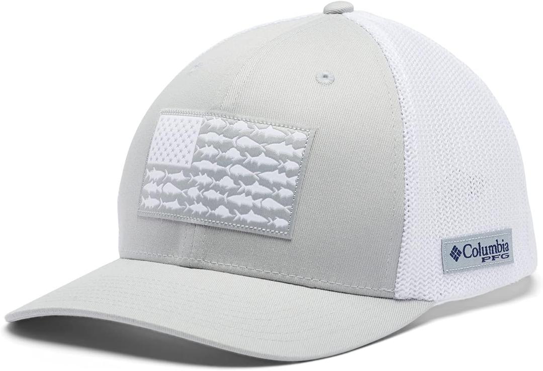 Columbia Unisex Adult PFG Logo Mesh Ball Cap XXL