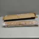 LazBlinds No Tools No Drill Bamboo Roller Shades, Cordless Bamboo Blinds, Light Filtering Roll Up Blinds for Windows, French Door, Porch or Patio Privacy Screen, 23'' W x 64'' H, Brown206