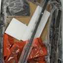 Folding TV Tray Adjustable Dinner - Trays for Eating On Couch Wooden Tables Mate Stand Foldable Desk with Cup Holder Portable (Rustic)