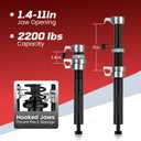 Coil Spring Compressor Tool Automotive 2 pcs Heavy Duty Macpherson Strut Spring Compressor Set with Safety Bracket Compressor Set with Safety Bracket for Car Truck ATV UTV, 2200 LB Capacity