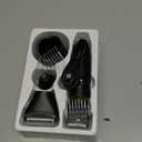 Manscape Body Trimmer for Men, 3 in 1 Men's Grooming Kit with Pubic/Nose Hair Trimmer & Ball Shaver for Nose/Balls/Groin/Legs/Chest Hair Removal, LED Display, IPX6 Waterproof, Gifts for Him Dad (Black)