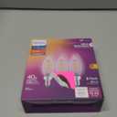 Philips Ultra Definition 40W Clear Soft White B11 E12 3P