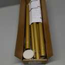 ENJOYBASICS Gold Shower Curtain Rod 30 to 76 Inches, 1 Inch Stainless Steel Adjustable Spring Tension Rods No Drill for Bathroom, Closet, Window, Room Divider, Never Rust, Non Slip