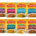 Tasty Bite Variety, Pack of 8, Madras Lentils, Bombay Potatoes, Vegetable Tikka Masala, Channa Masala, 3Bean Madras Lentils, Split Pea & Turmeric Curry, Coconut Squash Dal, Chickpea Coconut and Turmeric Curry