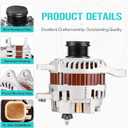 New Alternator Fits for Jeep Compass Patriot 2.0 2.4L 07-17, for Dodge Avenger 2.4L 08-13, Fit for Chrysler 200 2.4L 11-13, for Sebring 07-10, for Caliber 1.8 2.0 2.4L 07-12, AMT0194, 400-48248
