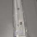 " Cordless Mini Blinds 24" W x 64" H, White Vinyl Blinds, Horizontal Light Filtering Blinds, Window Blinds for Indoor Windows, Office, Kitchen, Bathroom and Living Room.