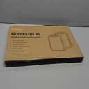 Titanium Cutting Board for Kitchen, Cutting Boards Non Toxic Double Sided Metal Pure Titanium and Wheat Straw PP Chopping Board Food Grade Easy to Clean Large Size 16"*10"*0.9"(White)