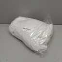 Farmhouse Shower Curtain with Ruffle Hem Linen White Shower Curtains for Bathroom Country Vintage Rustic Natural Fabric, 72" W x 84" L