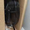 Uthfy 20 Inch High Velocity Heavy Duty Fan, Metal Industrial Floor Fan with Wall-Mounting System, 3 Speed Garage Cooling Fans with 360 Adjustbale Tilting for Warehouse,Workshop and Factory, Black