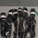 Braiding Hair 10 Inch Pre Stretched Hair Short Straight Crochet Braids Yaki Texture Synthetic Fiber 6 Packs (1B/Natural Black)