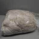 LIFEREVO Luxury Fluffy Faux Fur Duvet Cover Set, Tie Dye Plush Fuzzy Duvet Cover Set(1 Print Shaggy Comforter Cover+2 Furry Pillow Shams) Bedding Set, Zipper Closure(Queen, Light Beige)