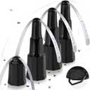Fly Fans for Tables, Bug Fans with Holographic Blades, Battery Operated Fly Repellent Fan, Keep Flies Away from Picnic, BBQ, Restaurant, Party, Indoor and Outdoor, 4 Pack (Brilliant Black)