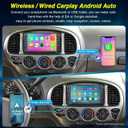 (4+64G) Android 14 Car Radio for Toyota 4Runner 2003-2009/Tundra 2003-2006/Sequoia 2003-2007, 7 Inch Stereo with Wireless Carpaly&Android Auto, Support Bluetooth/WiFi/GPS/FM/SWC/Backup Camera