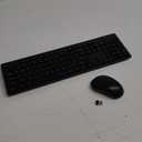 Wireless Keyboard and Mouse, Trueque Silent 2.4GHz Cordless Full-Sized Ergonomic USB Mouse Combo, Sleep Mode, Lag-Free for Computer, Laptop, PC, Mac, Windows 