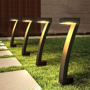WdtPro Solar Outdoor Lights - 6 Pack Bright Waterproof, 12 Hrs Auto On/Off Garden Lights for Path, Yard, Driveway