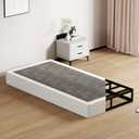 SHOANED Metal Box Spring Twin Size - 9 Inch High Profile Heavy Duty Black Bed Base Non Slip Mattress Foundation Box Springs for Twin Bed, Easy Assembly, No Noise