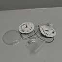 2-Pack 3.94'' 15W LED Ceiling Fan Light Retrofit Kit, Ceiling Light Replacement Panel PCB 6500K 1800LM 120V CRI90 (2-Pack White 6500K)