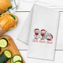 Christmas Wine Kitchen Towels, Funny Wine Gifts Dish Towels Tea Towels for Kitchen, Gifts for Wine Lovers Hand Towels for Bathroom, Wine Gifts for Women Men, Wine Kitchen Decor, 16x24 Inch