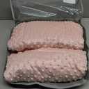 ALANSMA Reversible Weighted Blanket for All Season, Luxury Velvet, Warm and Cool, Adult Kids 5Lb Weighted Blanket, Enjoy Sleeping Anywhere(Pink,36"x48" 5lbs)