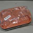 Unbreakable Divided Plates for Adults,4 Pack 14 Inch Reusable Portion Control Plate,5 Compartments Fast Food Tray for Kitchen Picnic,Dishwasher and Microwave Safe,Lightweight Plates for Daily Use