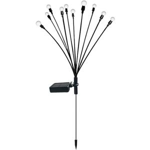 1PCS 10 Solar Powered Lights, 10 LED Outdoor Waterproof Solar Swaying Garden Lights