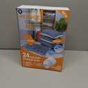 24 Pack Vacuum Storage Bags with Electric Pump, (5 Jumbo, 5 Large, 5 Medium, 5 Small, 4 Roll Up Bags) Space Saver Bag for Clothes, Mattress, Blanket, Duvets, Pillows, Comforters,Travel