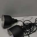 REPTI ZOO Reptile Light Fixture 2 Packs 5.5 Inch Deep Dome Lamp Cap, Optical Reflection Cover for Reptile Glass Terrariums