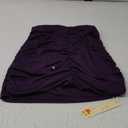 Afibi Women's Elastic High Waist Ruched Bodycon Stretch Club Pencil Midi Skirt L