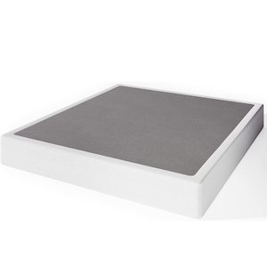 Queen-Box-Spring, 5 inch Low Profile Queen-Size Box-Spring Only, Heavy Duty Metal Box Spring Queen Size with Fabric Cover, Easy Assembly, Non Slip, Noise Free
