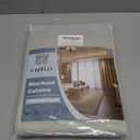 Grommet Blackout Curtains for Bedroom and Living Room - 2 Panels Set Thermal Insulated Room Darkening Curtains (Ice Gray, 52W x 84L)