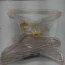 20 Pcs Gold Glitter Sparkle Hangers, Ultra-Thin Acrylic Glitter Hangers for Dresses and Suits - Non-Slip Space-Saving Clothes Hangers (Gold)