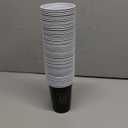 50 Pack 18th Birthday Decorations Birthday Cups 16 oz Disposable Plastic Gold and Black Cheers to 18 Years Cups for Men Women Hot Cold Drinks for Wedding Anniversary Supplies(Black)