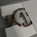 Honiway Wall Clock Battery Operated 12 in Rustic Wood Boho Sunburst Decorative Wall Clock Silent Non Ticking Farmhouse Small Wall Clocks for Living Room Kitchen Bathroom Bedroom Decor (Tricolor)