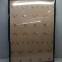 28x40 Black Wood Frame with White Mat | 31x43 Frame Matted to 28x40 | Display Your Photo Under UV Acrylic Shatter Guard Front, with Foam Board Backing and Wall Hanging Hardware - Solid Wood Frame