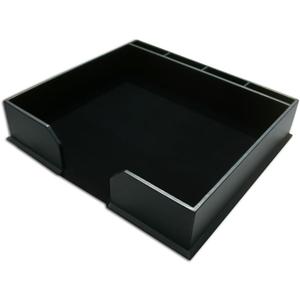 Dacasso Leather Conference Pad Holder, Classic Black (A1080)