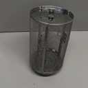 Falytemow 12 x 18 cm Stainless Steel Rotisserie Grill Roaster Drum Oven Basket Oven Roast Baking Rotary for Peanut Dried Nut Coffee Beans BBQ