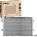 A-Premium Air Conditioning Condenser Compatible with Volkswagen