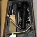 Brushed Gold Bathroom Faucets, Waterfall Bathroom Sink Faucet Modern Single Handle Bathroom Faucte 1 or 3 Hole, RV Mixer Tap Vanity Faucet - Includes Pop-up Drain Supply Hoses Deck Plate