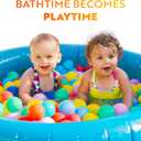 Playz Soft Plastic Mini Ball Pit Balls 500 Count - w/ 8 Vibrant Colors - Crush Proof, No Sharp Edges, Non Toxic, Phthalate & BPA Free for Baby Toddler Ball Pit, Play Tents & Tunnels Indoor & Outdoor, 500 Balls with 8 Colors