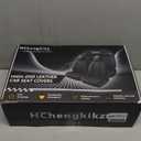 Car Seat Covers, Quilting Leather Seat Covers Full Set, Waterproof Faux Leather Automotive Seat Covers for Cars,Universal Car Seat Protectors Fit for Suvs,Trucks,Airbag Compatible (N4)