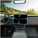 HANSSHOW 2.0 Screen Swivel Mount fits for Tesla Model Y Juniper/3 Highland Center Console Touchscreen Rotating Bracket for Model Y Juniper Accessories Gift (Keep Original Height)