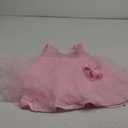 NSSMWTTC 6M-6T Baby Backless Pageant Dress Toddler Girls Tutu Gown Flower Dresses with Headwear (18-24 Months, Pink)