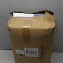 HIGOGOGO Square Stuffed Pouf Ottoman, Corduroy Poufs with Foam Chunk Filling, Furry and Fluffy Pouf Foot Stool Storage Ottoman, 25.6 X 25.6 Floor Poufs Foot Rest for Living Room, Dark Grey